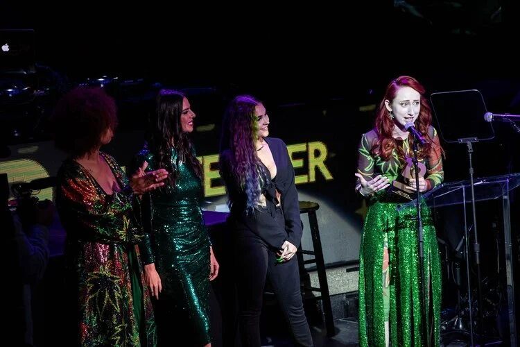Presenters on stage at the Budtender Awards
