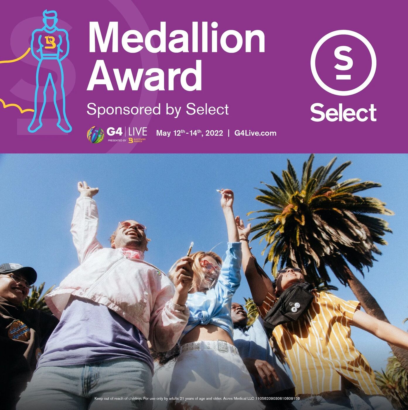 Medallion Award sponsored by Select, G4 Live 2022