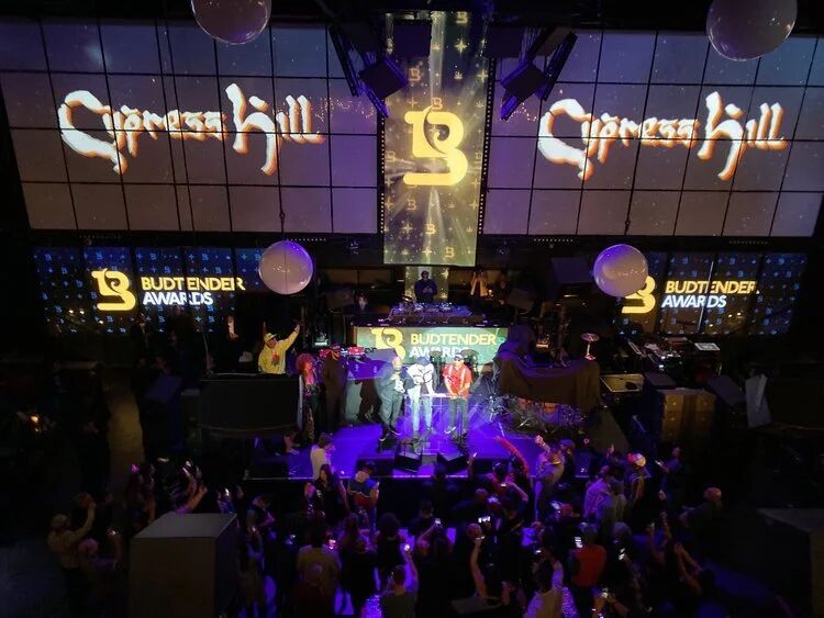 Cypress Hill performing at the Budtender Awards