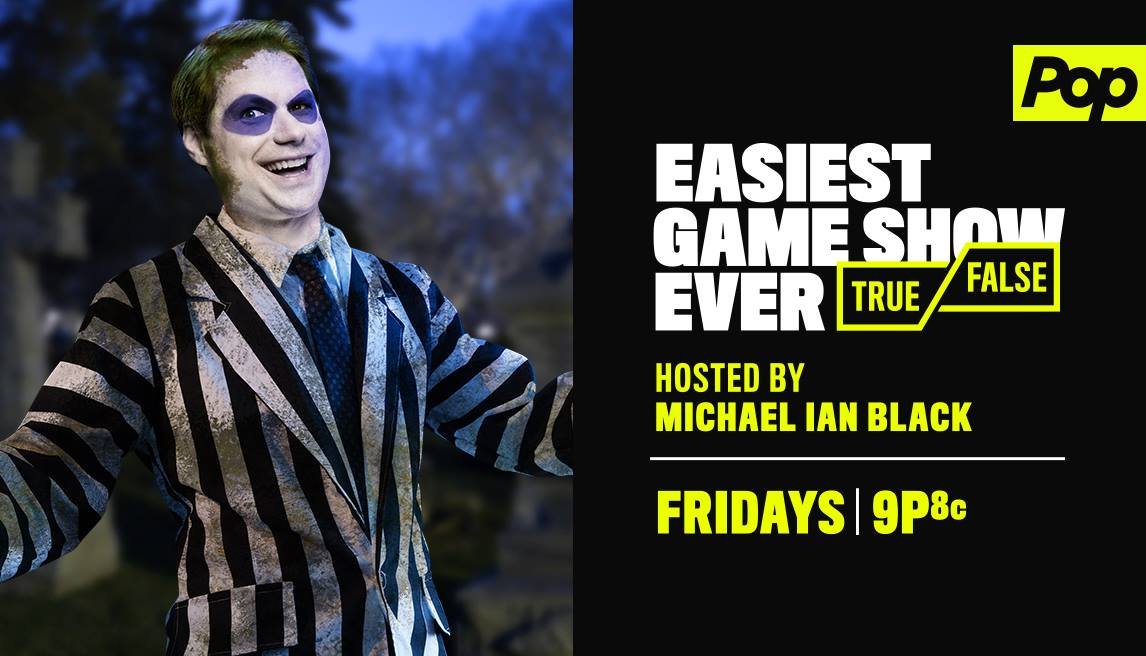 Easiest Game Show Ever key art: Beetlejuice parody
