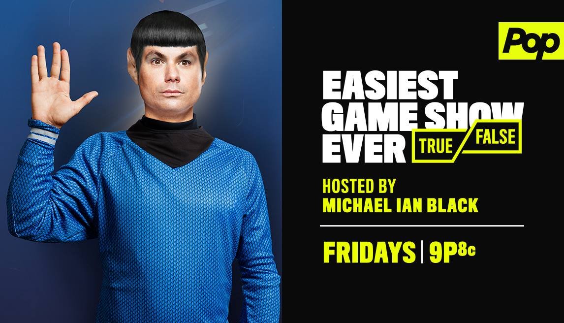 Easiest Game Show Ever key art: Michael Ian Black as Spock
