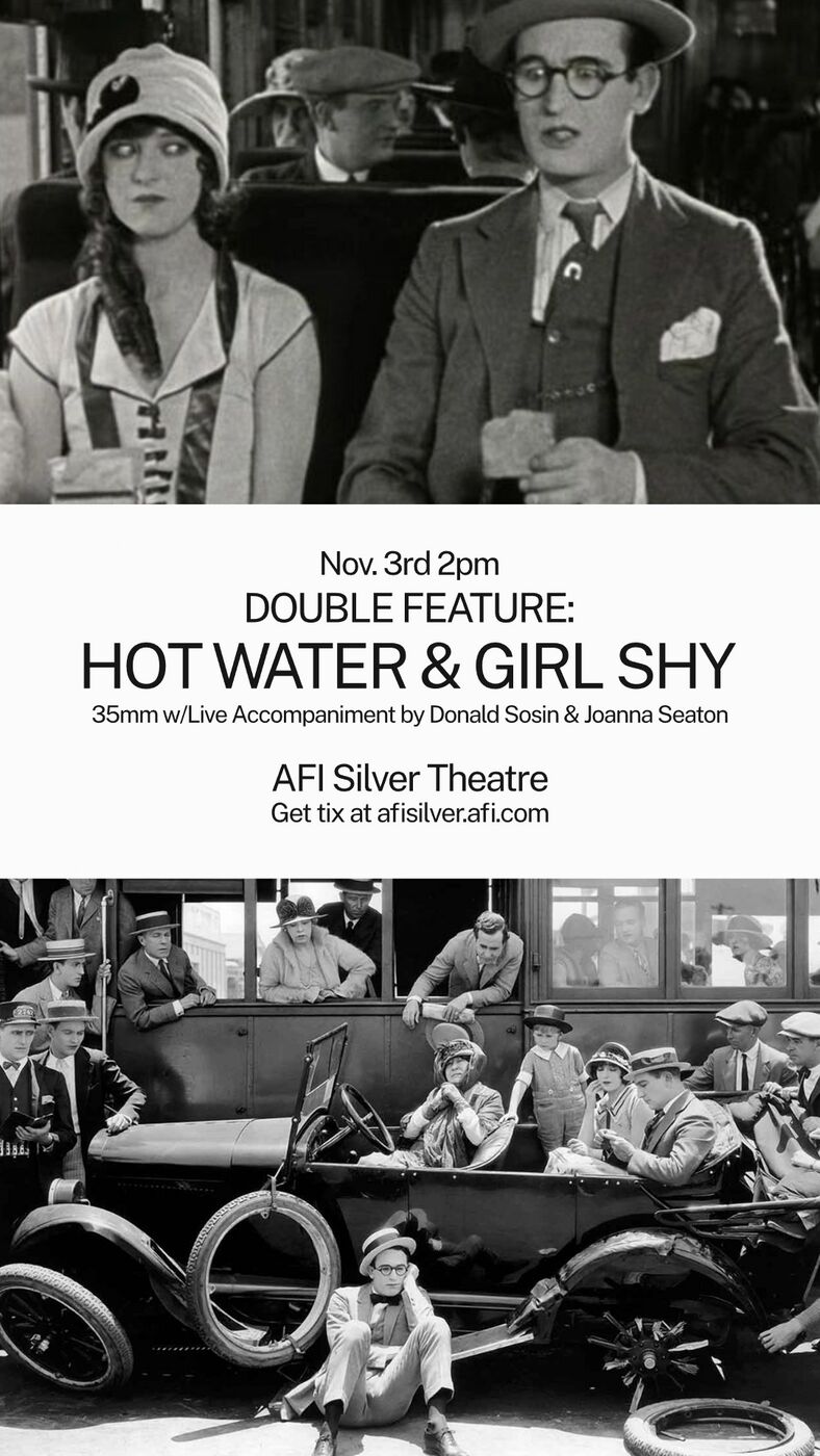 Hot Water & Girl Shy double feature — AFI Silver Theatre (story)