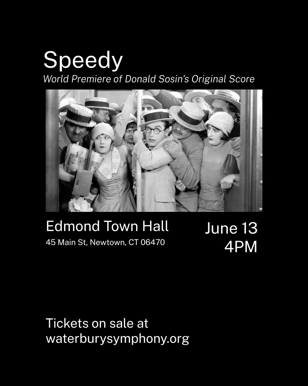 Speedy — Waterbury Symphony, Edmond Town Hall