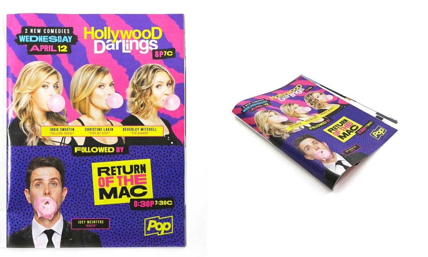 Hollywood Darlings and Return of the Mac printed promo mailer