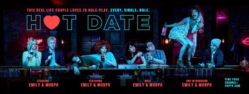Hot Date banner: this real-life couple loves to role-play, starring Emily and Murph