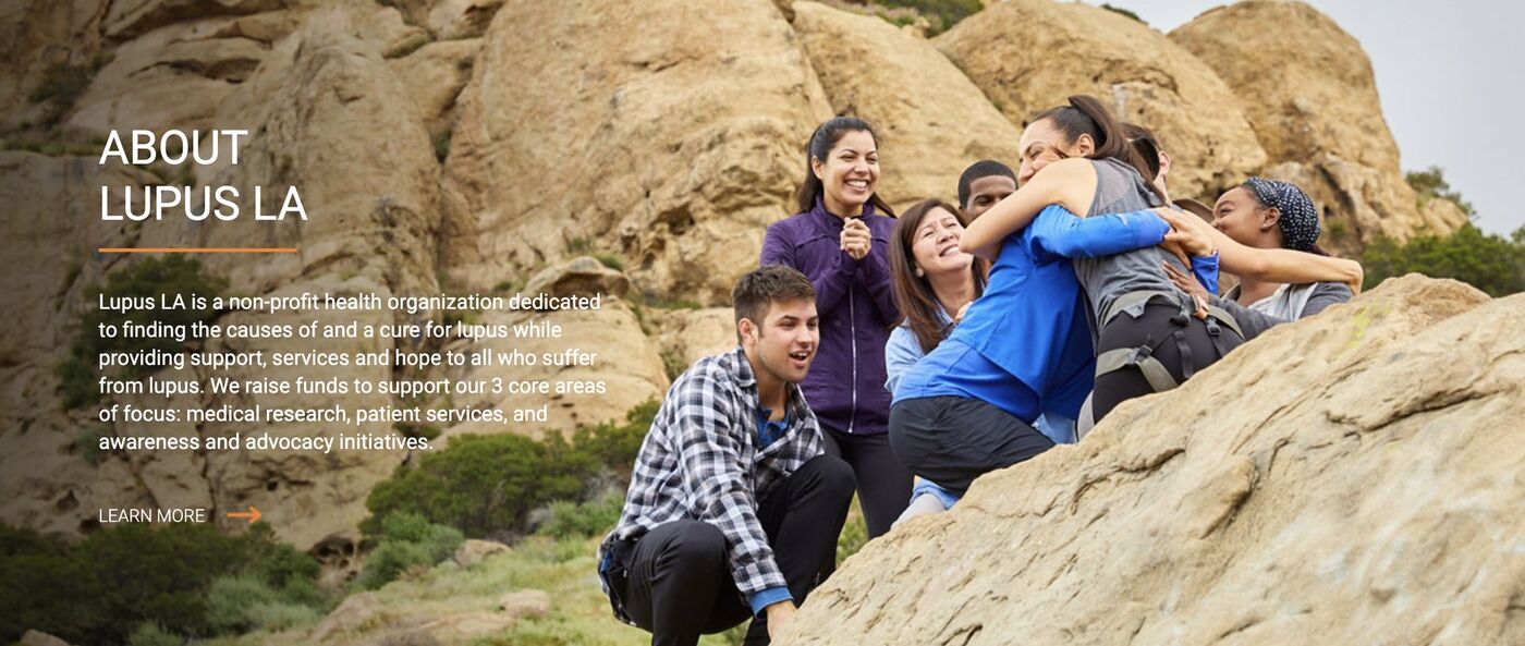 About Lupus LA — Your Journey, Our Fight campaign imagery on lupusla.org