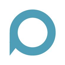 Philter speech-bubble logo in blue