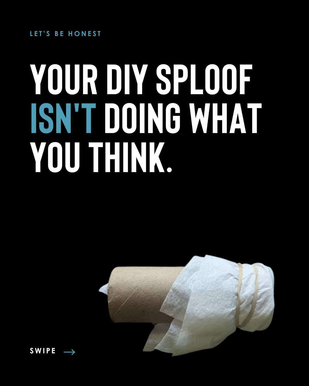 PHREND carousel: Let's be honest, your DIY sploof isn't doing what you think