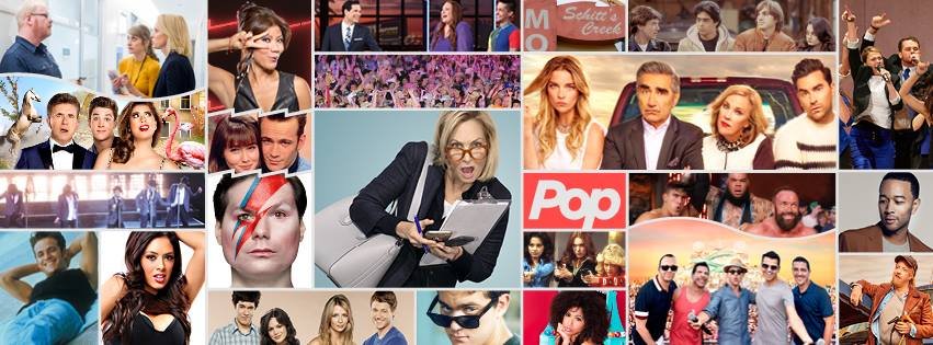 Pop TV Facebook cover collage of the network's shows