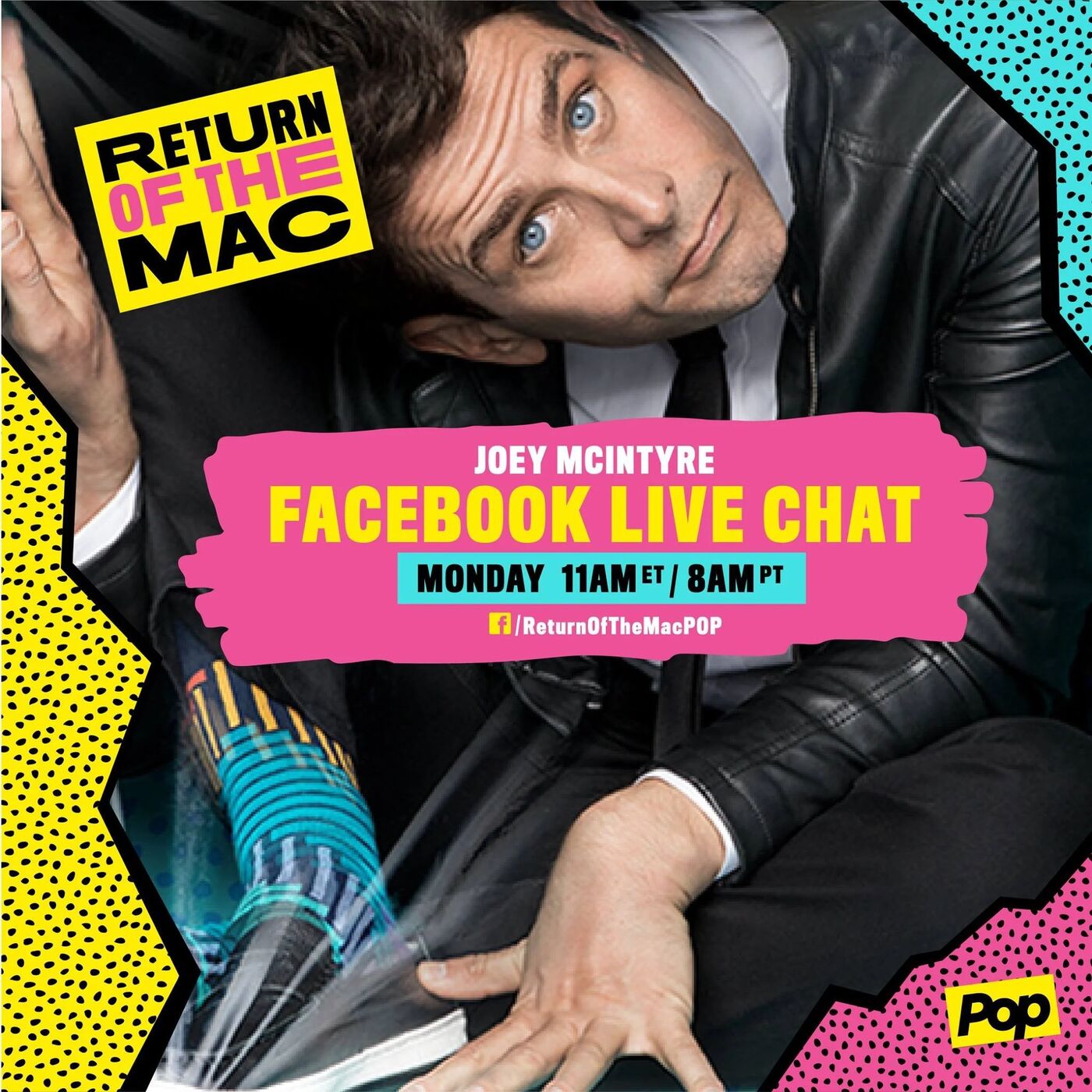 Return of the Mac: Joey McIntyre Facebook Live chat, Monday 11am ET