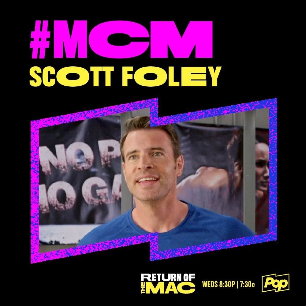 Return of the Mac #MCM: Scott Foley. Wednesdays 8:30p on Pop