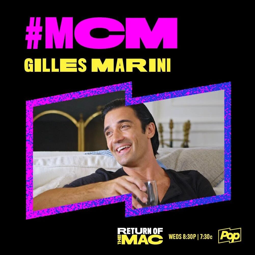 Return of the Mac #MCM: Gilles Marini. Wednesdays 8:30p on Pop