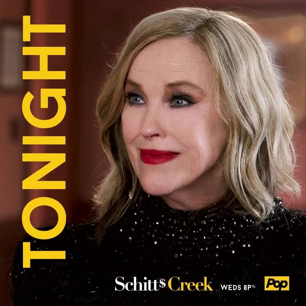 Schitt's Creek: Tonight. Wednesdays 8pm on Pop TV, featuring a cast member