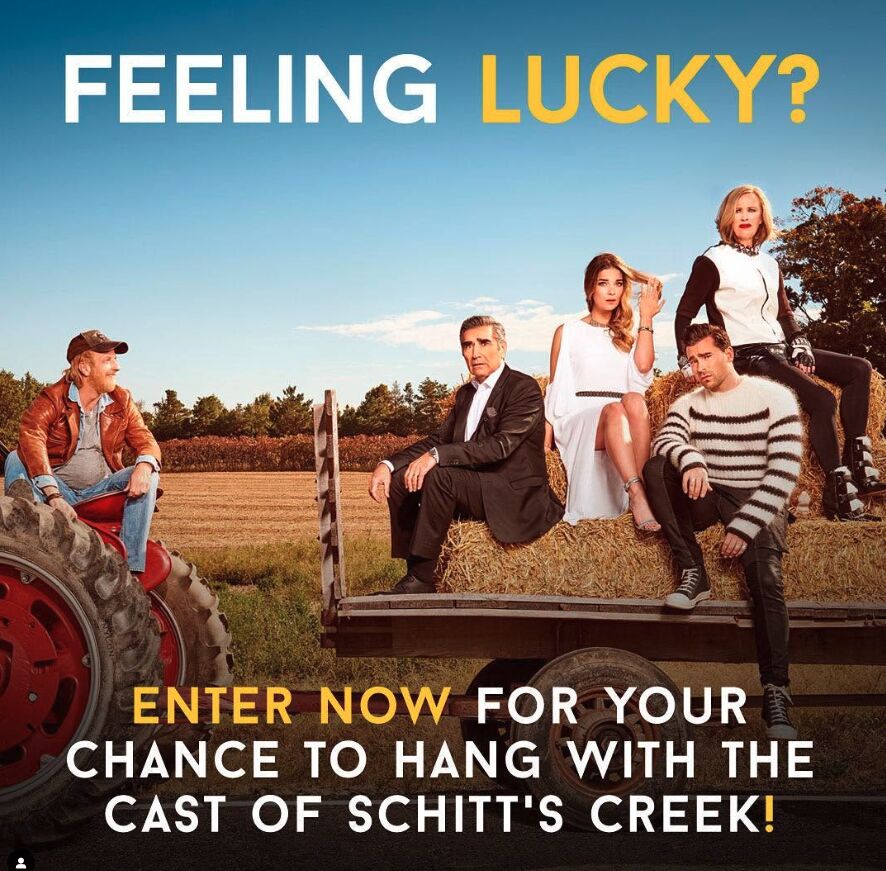Schitt's Creek sweepstakes: Feeling lucky? Enter now for your chance to hang with the cast