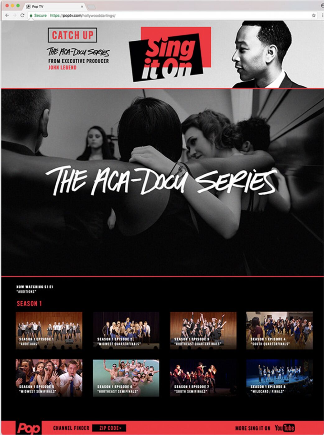 Sing It On web page: The a cappella docu-series from executive producer John Legend