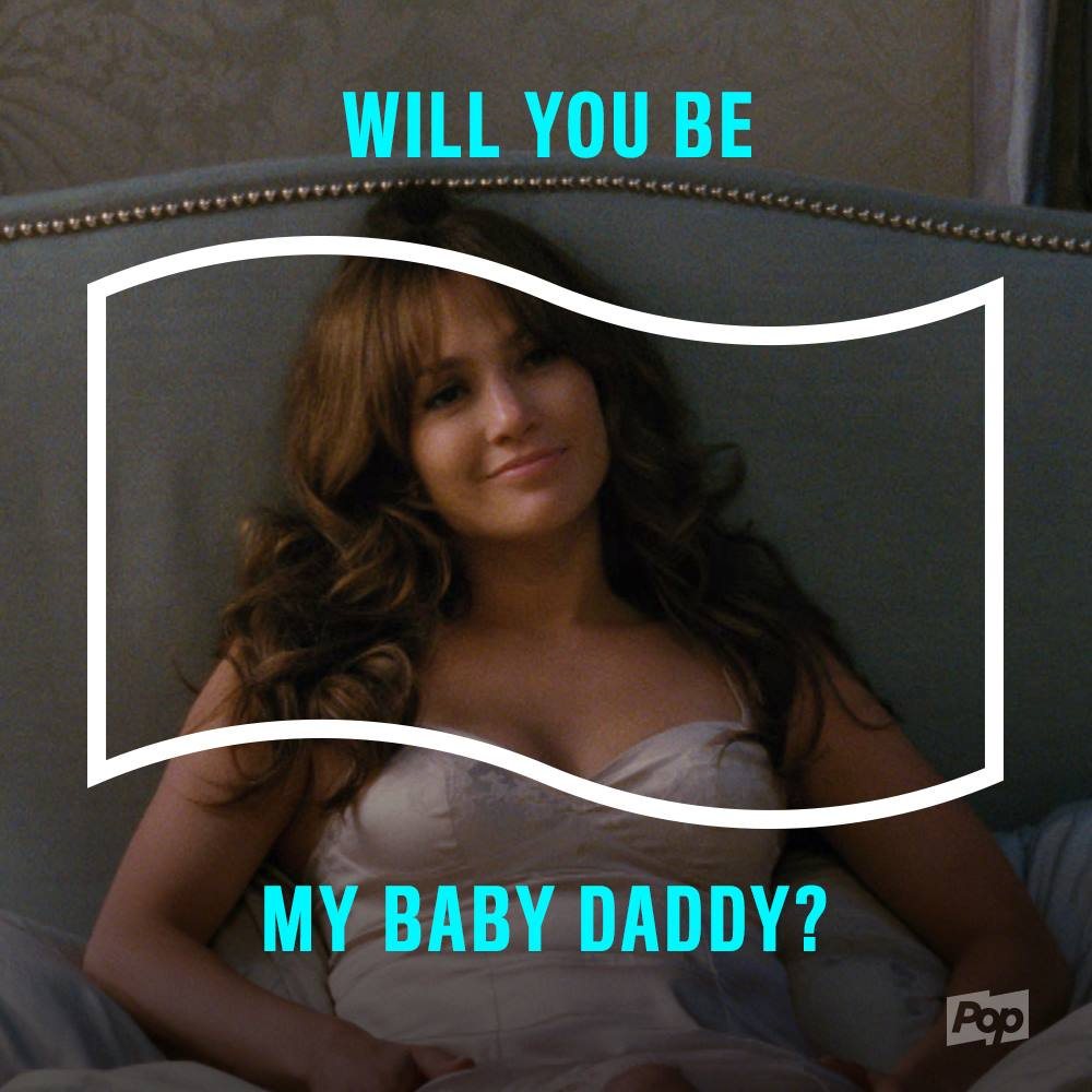 Quote card: Will you be my baby daddy?