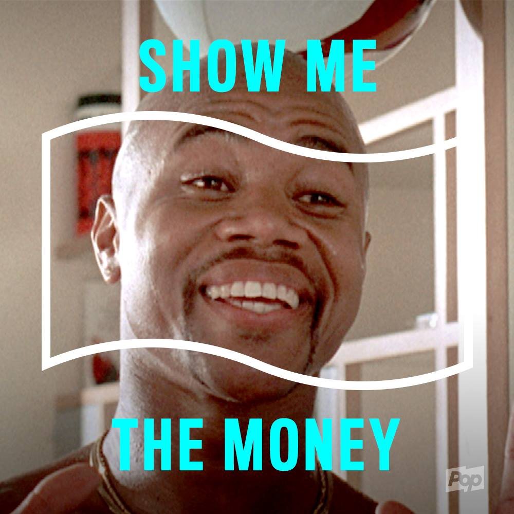 Quote card: Show me the money