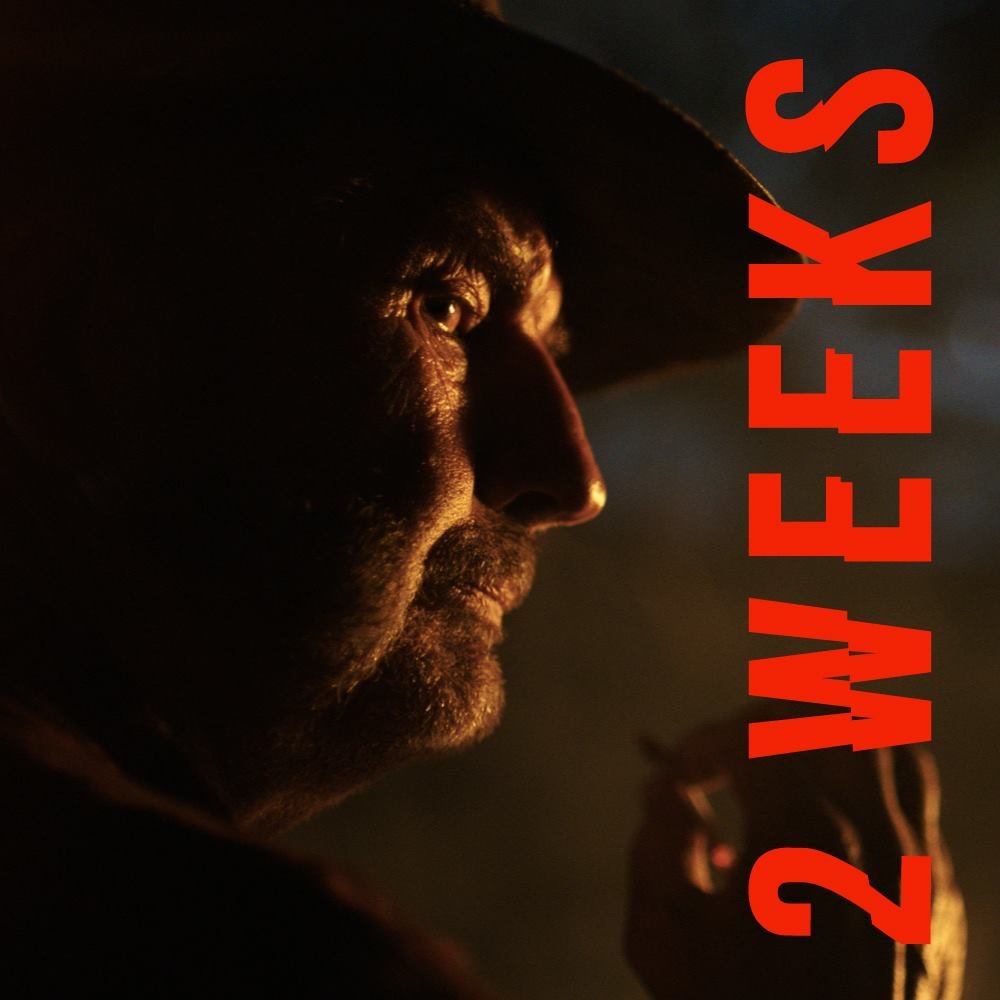 Wolf Creek premiere countdown: 2 weeks. Mick Taylor in silhouette under his hat
