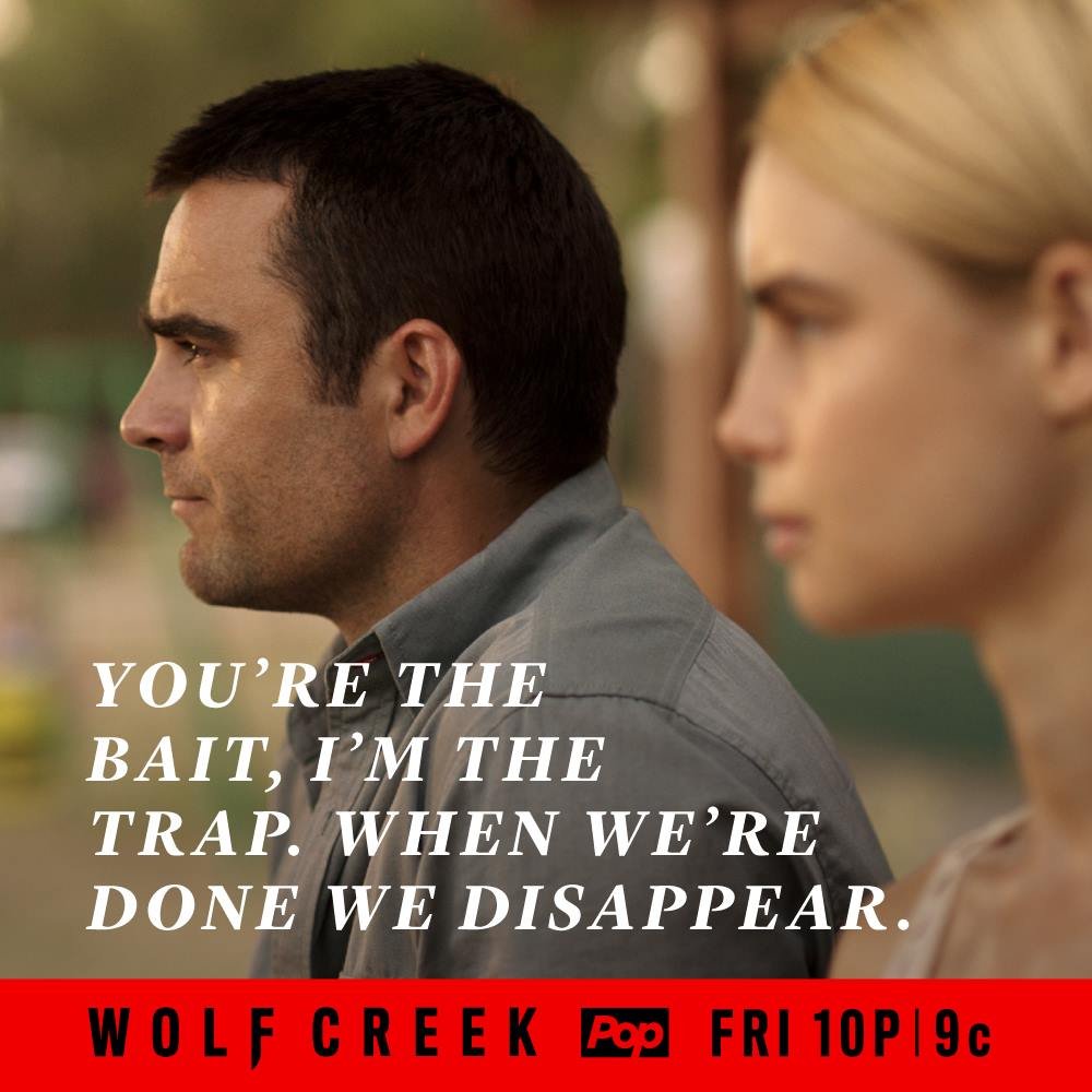 Quote card: You're the bait, I'm the trap