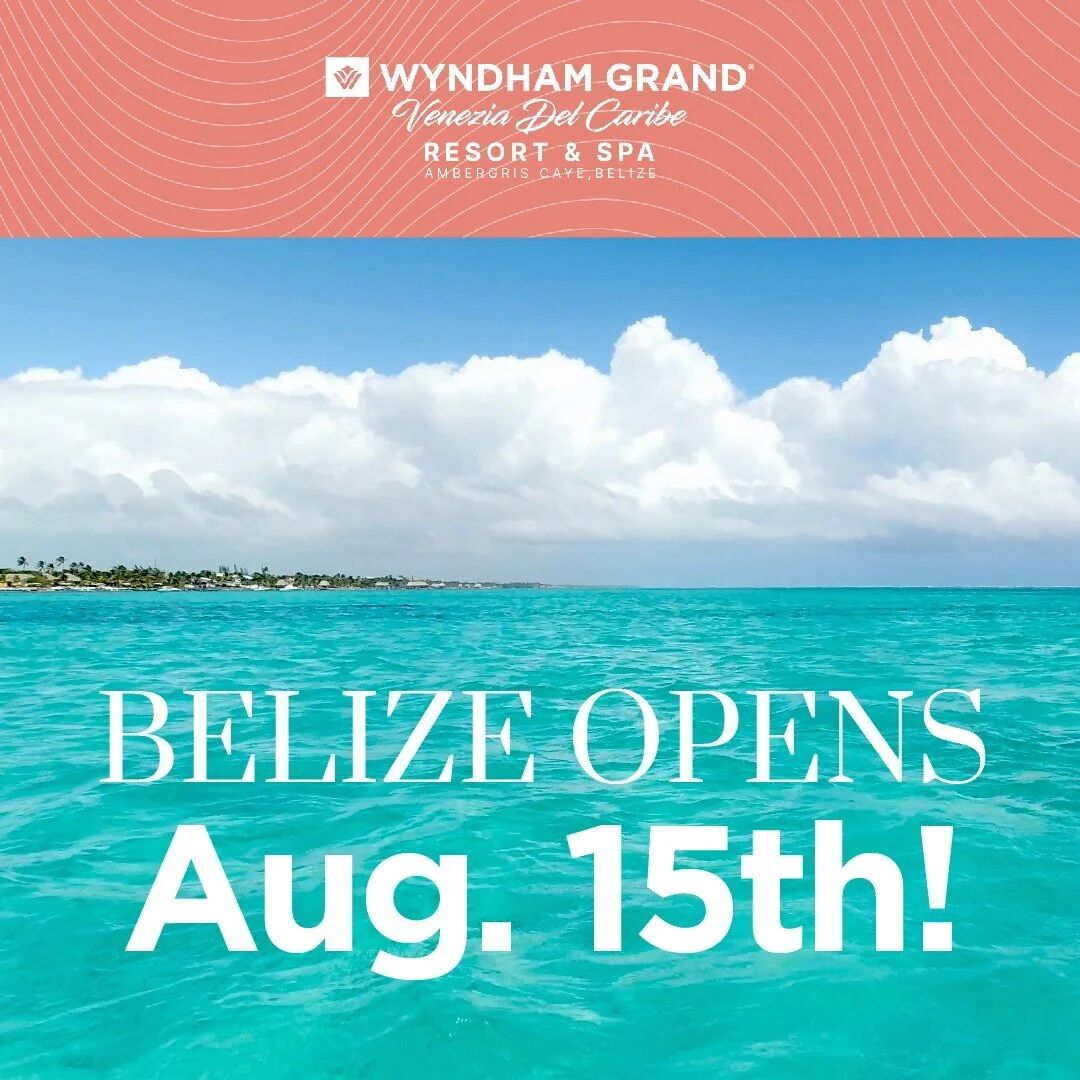 Wyndham Grand Belize: Belize opens Aug. 15th! Turquoise sea and sky